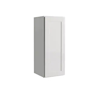 lot 153 image: Hampton Bay Courtland Shaker Assembled 12 in. x 30 in. x 12 in. Stock Wall Kitchen Cabinet in Polar White Finish