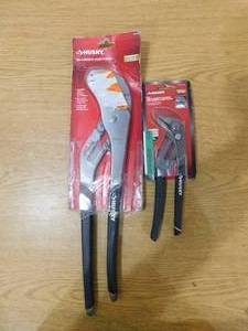 lot 45 image: Husky 16 in.& 8 in. Groove JointChannel Lock Pliers