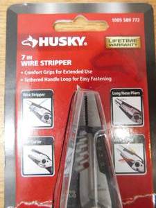 lot 91 image: Husky 7 in. Wire Strippers