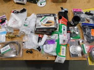 lot 111 image: Assorted plumbing lot of supplies