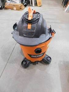 lot 181 image: RIDGID 12 Gallon 5.0 Peak HP NXT WetDry Shop Vacuum with Filter, Locking Hose and Accessories