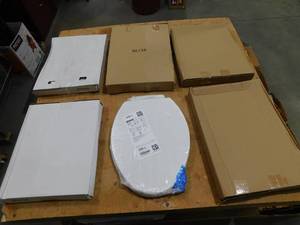 lot 200 image: (6) Toilet seat lot