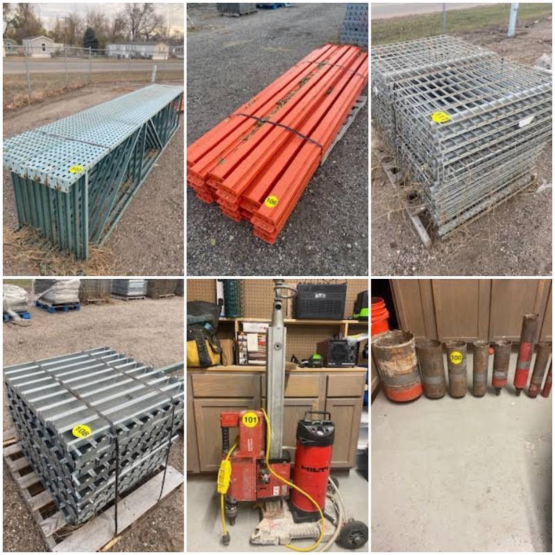 Diamond Core Drill, Core Bits & Pallet Racking Minot ND | K-BID