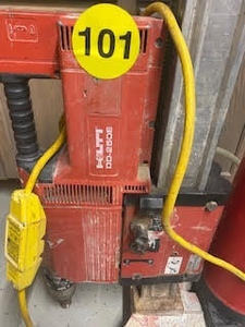 Hilti DD-250E Core Drill wVacuum Base & Hilti Pressurized Water Source