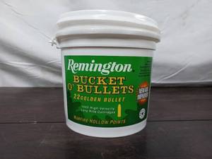 Remington 22LR Bucket O Bullets 22 Golden Bullet Rimfire Hollow Points