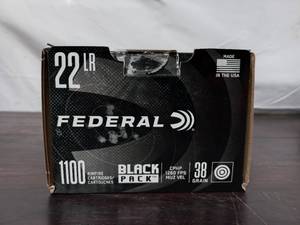 Federal 22 LR Rimfire Hollow point 38 Grain Cartridges