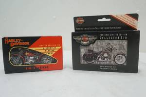 Harley Davidson cards in tins