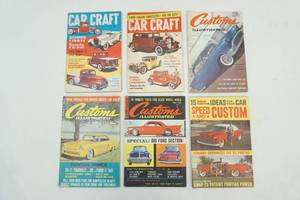vintage car  craft  magazines