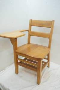 oak school chair