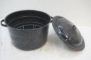 enameled canner with lid