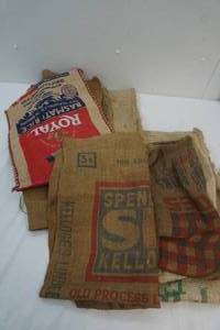 burlap sacks