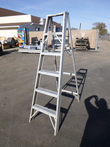 lot 41 image: Aluminum Step Ladder