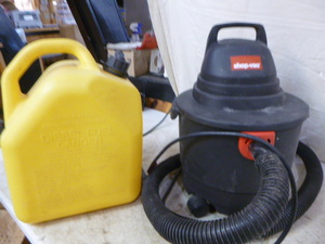 lot 69 image: Shop Vac and Gas Can