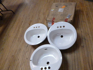 lot 89 image: 3 Bootz Industries Lavatory Sinks