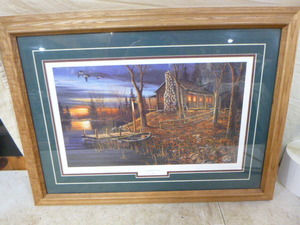 lot 129 image: Complete Serenity Framed Print by Jim Hansel