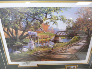 lot 130 image: Nary a Care Framed Print by Ken Zylla