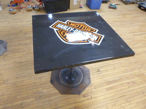 lot 146 image: Harley-Davidson Square Table