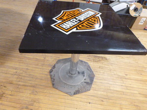 lot 147 image: Harley-Davidson Square Table