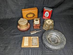 Vintage Federal Meter Corp, Western Clock, Silver Lighter, Prince Albert, Goodrich Tires Ashtray, and more