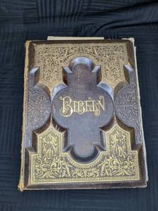 Antique Swedish Bible (Bibeln Den Heliga Skrift)