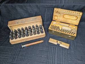 Vintage Marking Outfit for Stamping Metal