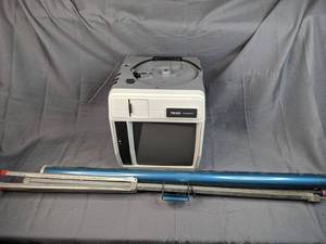 Telex Remote Projector, Slide Sorter and Pull-Down Projection Screen