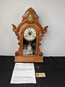 Antique R. Booth Parlor Shelf Clock
