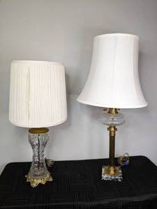 Two Table Lamps Unmatching