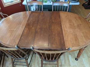 Antique 9-Piece Walnut Dining Set