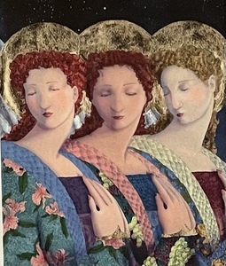 lot 64 image: Angels of the Heart Framed Reproduction by Beatty & Fehling
