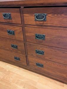 lot 17 image: Wood Dresser by Durham
