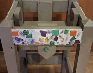 lot 90 image: Unique Wood Plant Stand