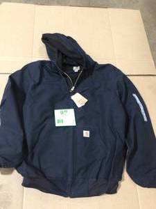 lot 5 image: Carhartt Carhartt Mens Thermal-Lined Duck Active Jacket J131DNY size XL