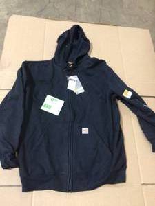 lot 12 image: Carhartt Mens Flame-Resistant Heavyweight Zip-Front Sweatshirt size XL