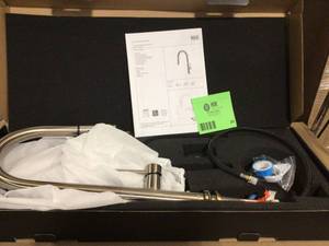lot 20 image: VIGO Greenwich Pull-Down Spray Kitchen Faucet VG02029ST