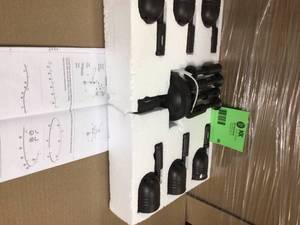 lot 36 image: Crestwell 8 ft. 6-Light Oil Rubbed Bronze Integrated LED Flex Track Lighting Kit