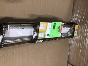 lot 42 image: Delta SDBR003-BN-R1 Crestfield 20 in. Handles for Sliding Shower or Bathtub Door in Nickel