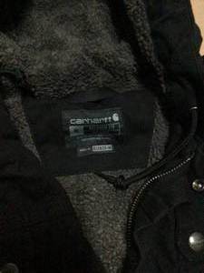 lot 49 image: Carhartt RELAXED FIT WASHED DUCK SHERPA-LINED UTILITY JACKET - 2 WARMER RATING Sz XL