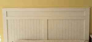 White Queen Headboard