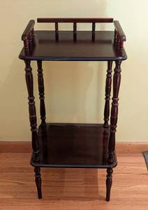 Petite Vintage Mahogany Accent Table