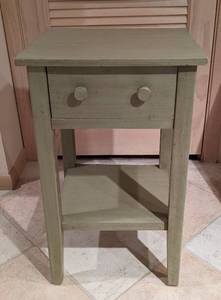Green Painted Side Table