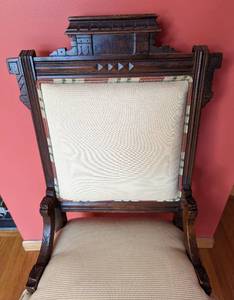 Beautiful Antique Carved Wood Chair