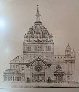 Framed Architectural Print of the St. Paul Cathedral