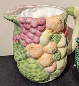 Decorative Teapot and Pitchers