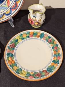 Colorful Painted Vintage Dishes