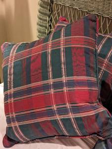 Plaid Accent Pillows