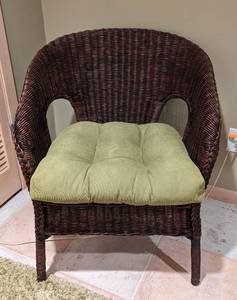 Pretty Wicker Armchair