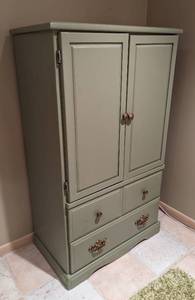 Painted Wood Armoire
