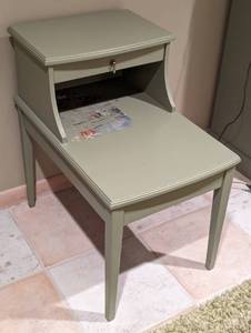 Vintage Painted Wood Side Table