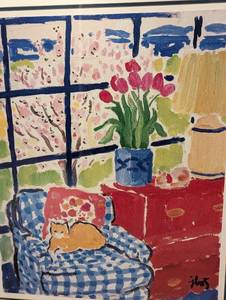 Framed John Botz Colorful Print